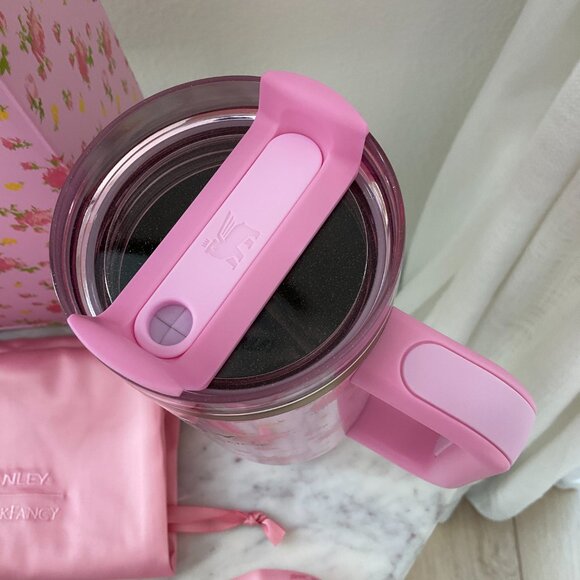 🎀 STANLEY x LoveShackFancy Quencher H2.0 Flowstate Tumbler 30oz Ibiza Sunset - Picture 7 of 12